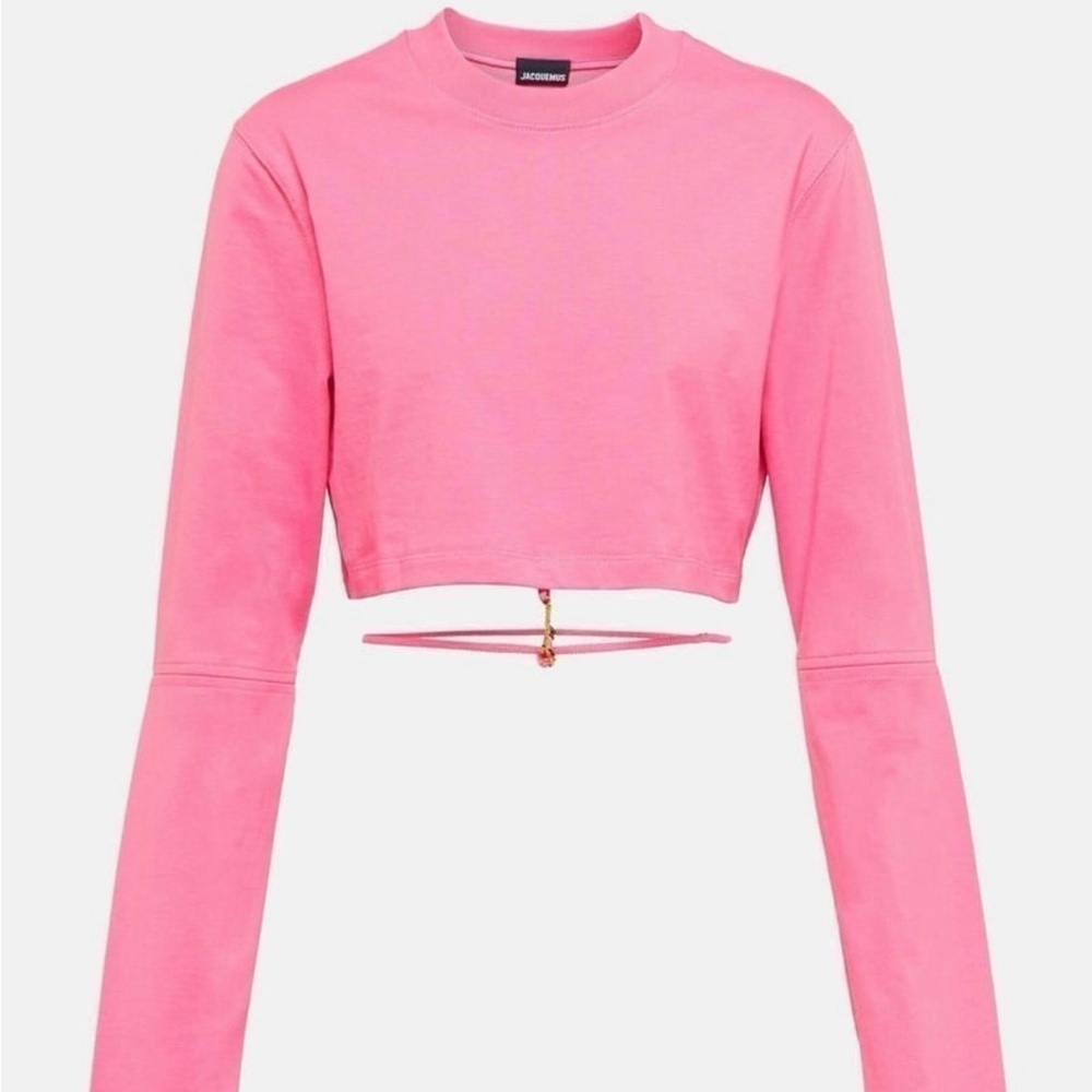 Jacquemus Pink Le tshirt pino top